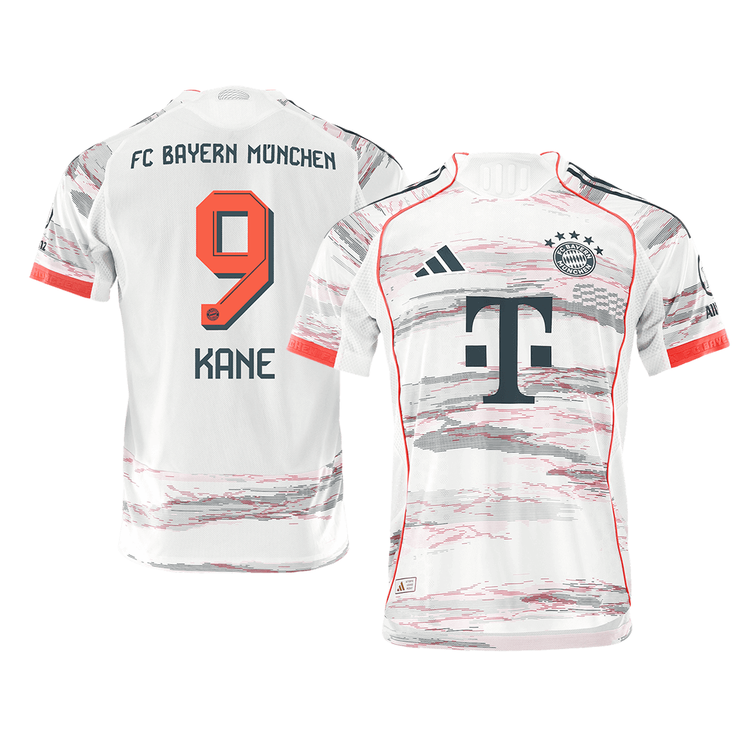KANE #9 Authentic Bayern Munich Away Soccer Jersey 2025/26 White