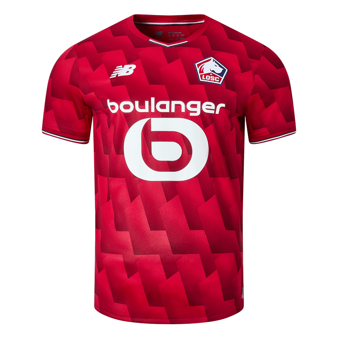 Lille OSC Home Soccer Jersey 25/26 Red