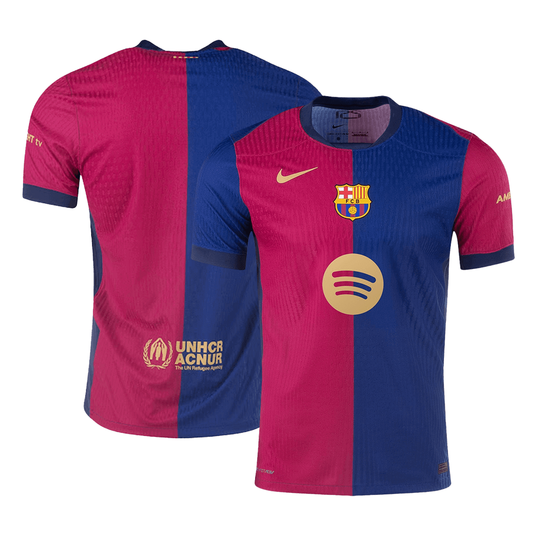 Barcelona Home Jersey Authentic 2024/25 Spotify Logo Without Text