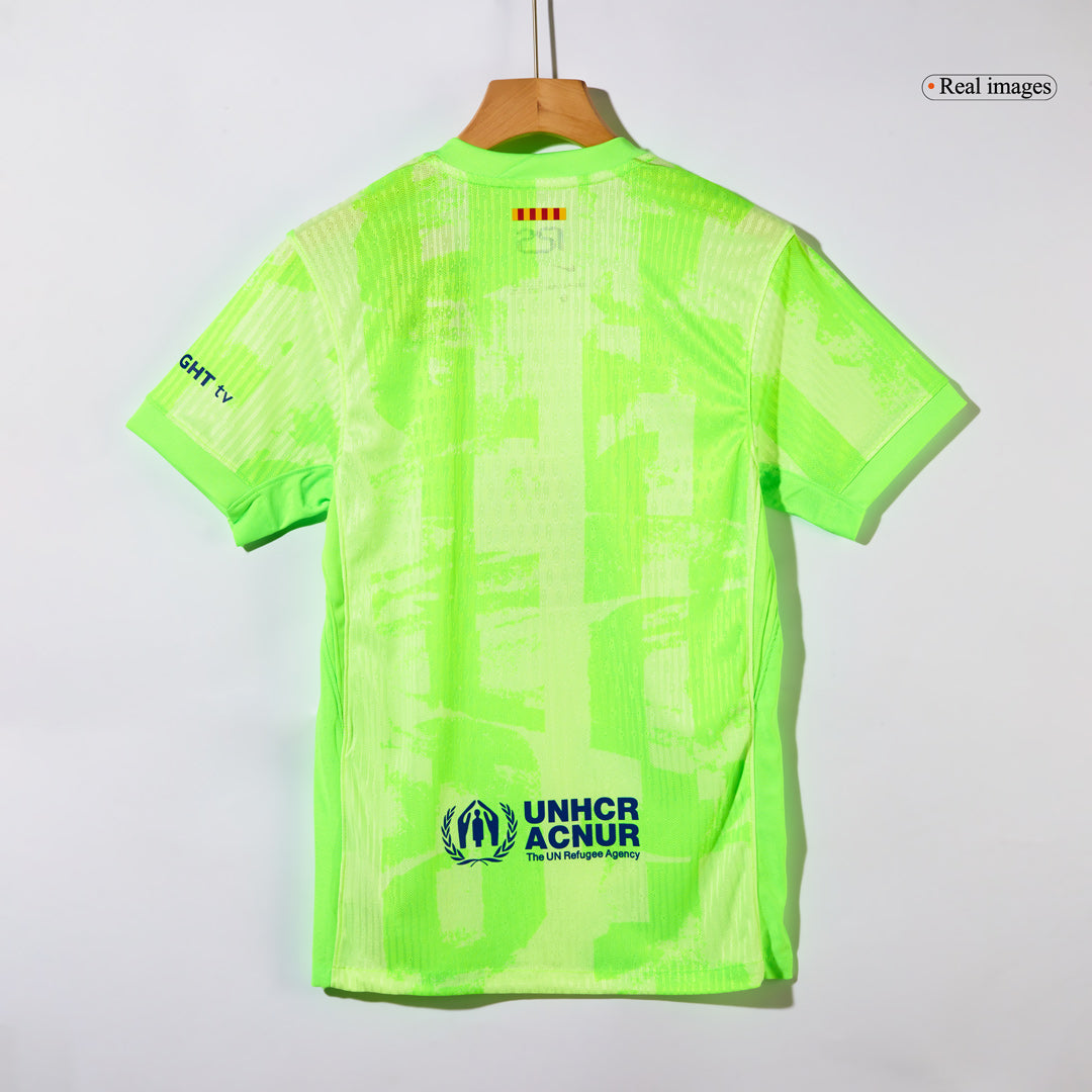 Barcelona Third Away Soccer Jersey Authentic 2024/25-（Spotify Logo Without Text）