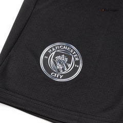 Manchester City Away Soccer Jersey Kit(Jersey+Shorts+Socks) 2025/26 Black