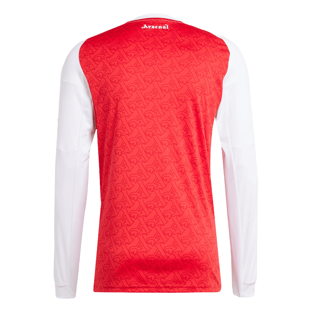 Arsenal Home Long Sleeve Soccer Jersey 2025/26 Red