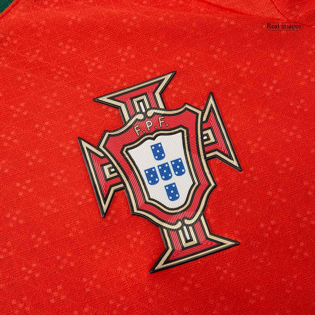 Maillot de football domicile Portugal Ronaldo #7 authentique 2025