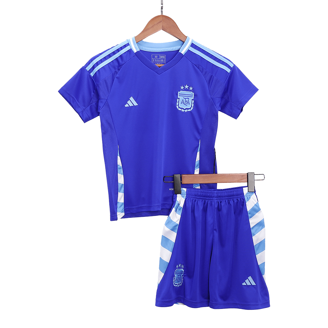 Maillot extérieur Argentine 2024 pour enfant (maillot, short, chaussettes)
