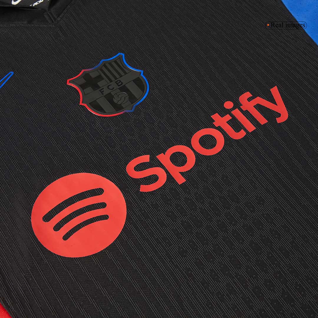 Barcelona RAPHINHA #11 Away Soccer Jersey Authentic 2024/25 - UCL Edition