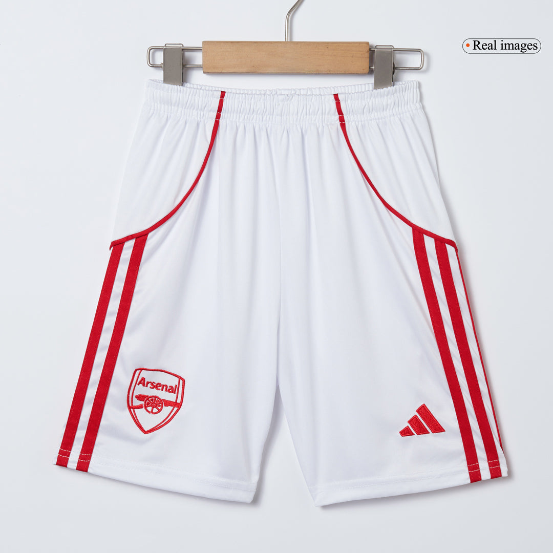 Arsenal Home Soccer Jersey Kit 2025/26 Kids(Jersey+Shorts)