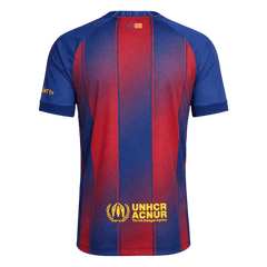 2025/26 Barcelona x Olivia Rodrigo Home Soccer Jersey Red&Blue Limited Edition