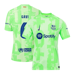 Barcelona GAVI #6 Third Away Soccer Jersey Authentic 2024/25 - UCL Edition
