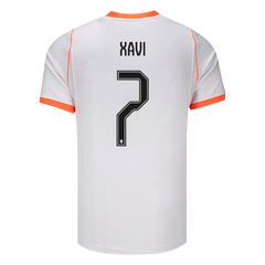XAVI #7 Netherlands Away Soccer Jersey World Cup 2026 White