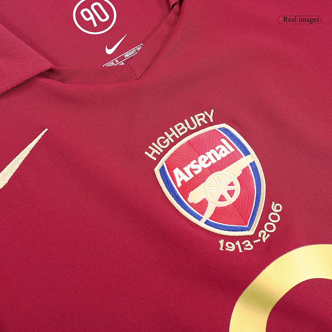 Arsenal BERGKAMP #10 Home Soccer Jersey Retro 2005/06