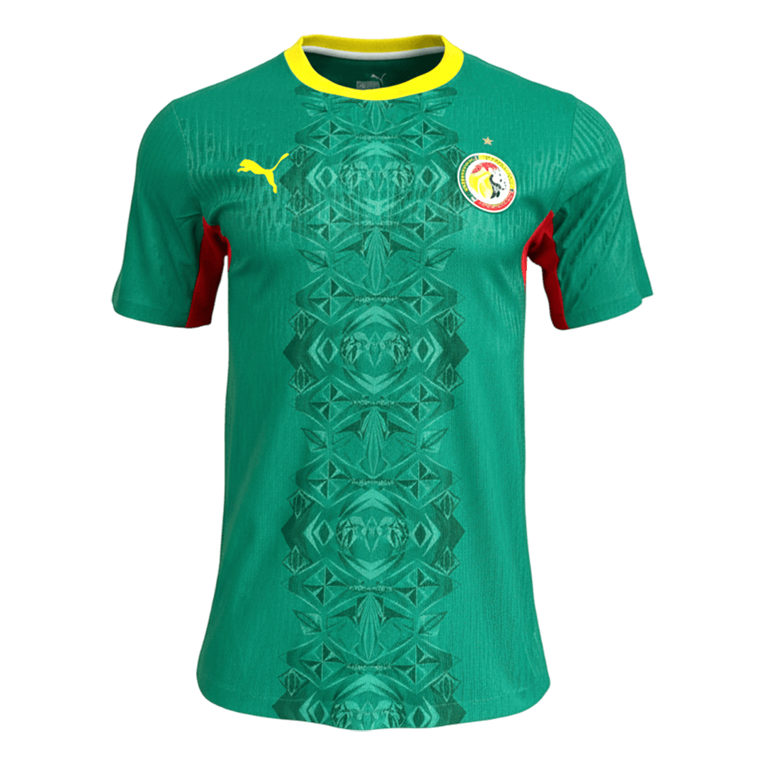 Player Version Senegal Away Soccer Jersey World Cup 2026 Green