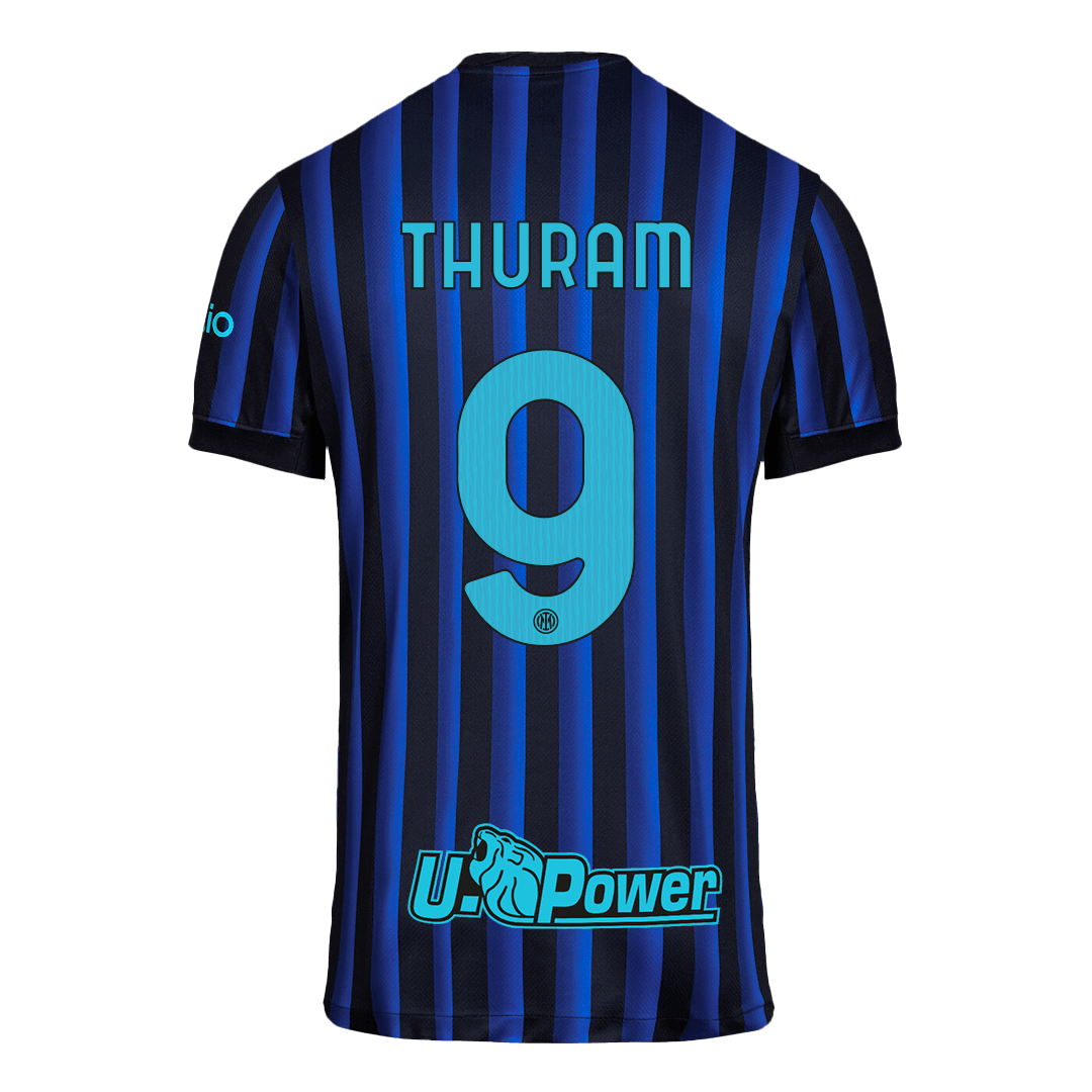 THURAM #9 Inter Milan Home Soccer Jersey 2025/26 Blue&Black