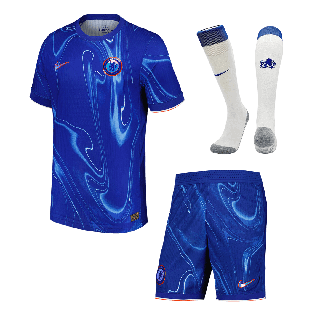 Chelsea Home Soccer Jersey Kit Authentic 2024/25 (Jersey+Shorts+Socks)