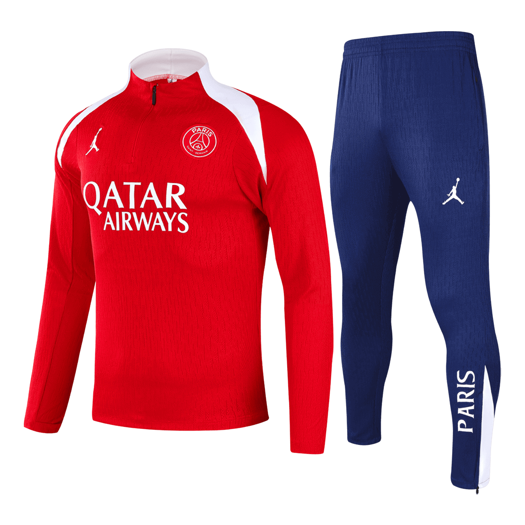 PSG Zipper Sweatshirt Kit(Top+Pants) 25/26 Red