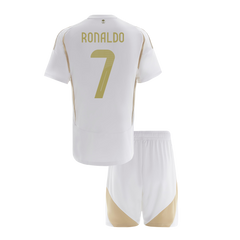 Al Nassr RONALDO #7 Third Away Soccer Jersey Kit 2024/25 Kids(Jersey+Shorts) - ACL