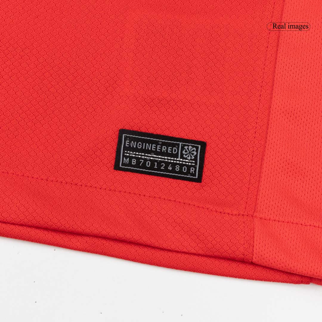 PSG Third Away Soccer Jersey Kit(Jersey+Shorts) 2025/26  Red