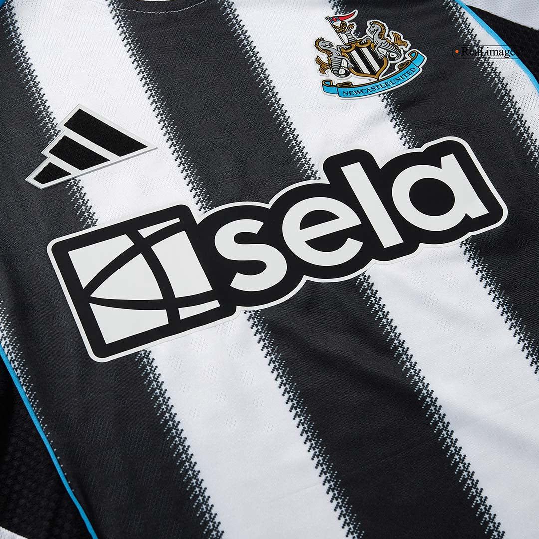 Authentic Newcastle United Home Soccer Jersey 2025/26 Black&White