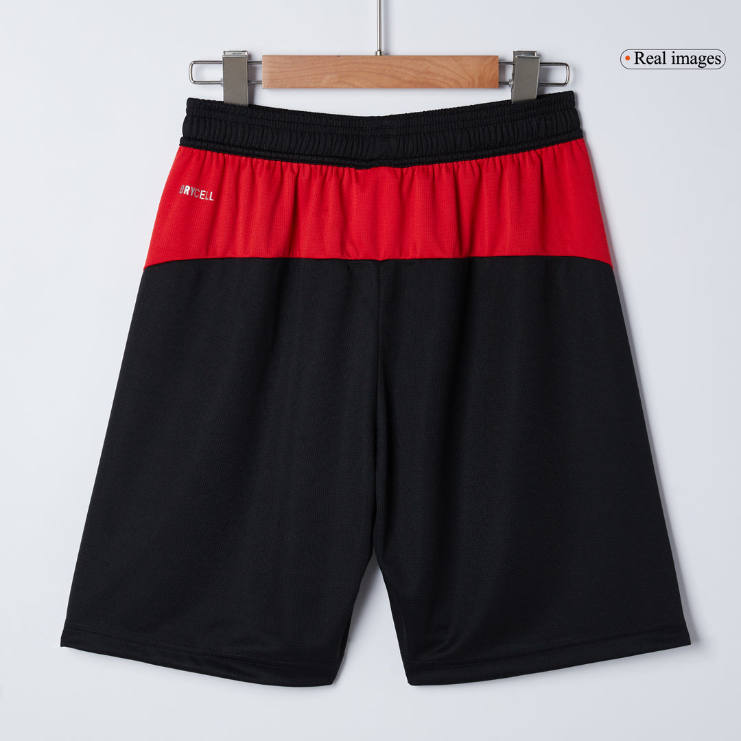 AC Milan Home Soccer Jersey Kit(Jersey+Shorts) 2025/26 Red&Black