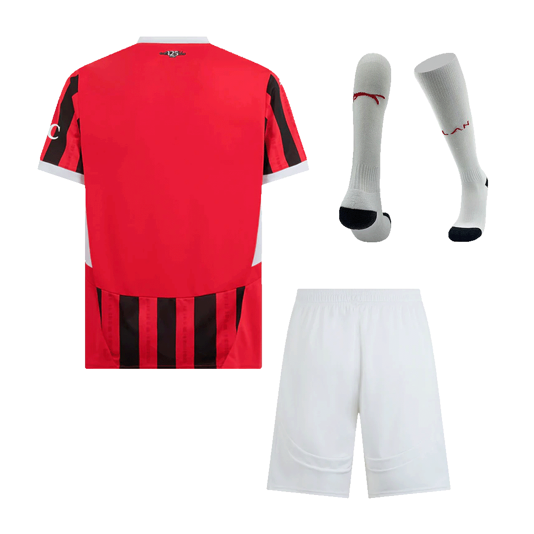 Maillot domicile AC Milan 2024/25 (maillot, short, chaussettes)