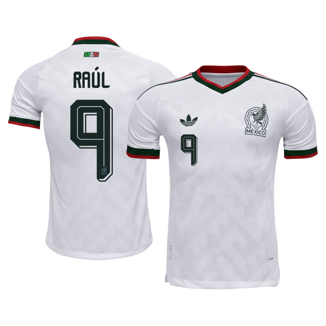 RAÚL #9 Player Version Mexico Away Soccer Jersey World Cup 2026 White