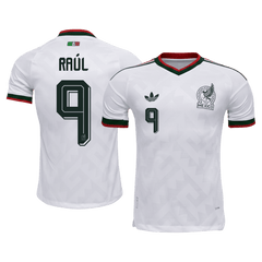 RAÚL #9 Player Version Mexico Away Soccer Jersey World Cup 2026 White