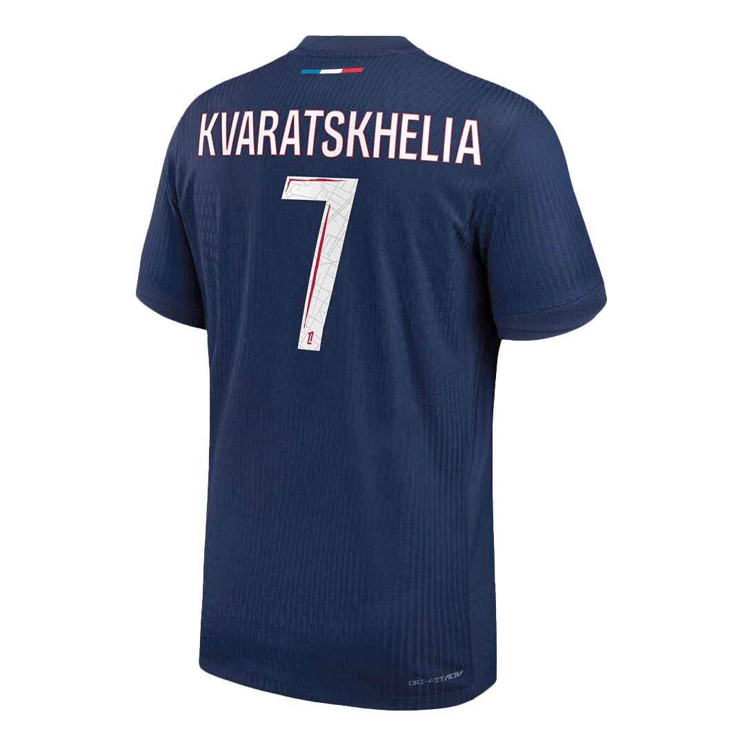 PSG KVARATSKHELIA #7 Home Soccer Jersey Authentic 2024/25