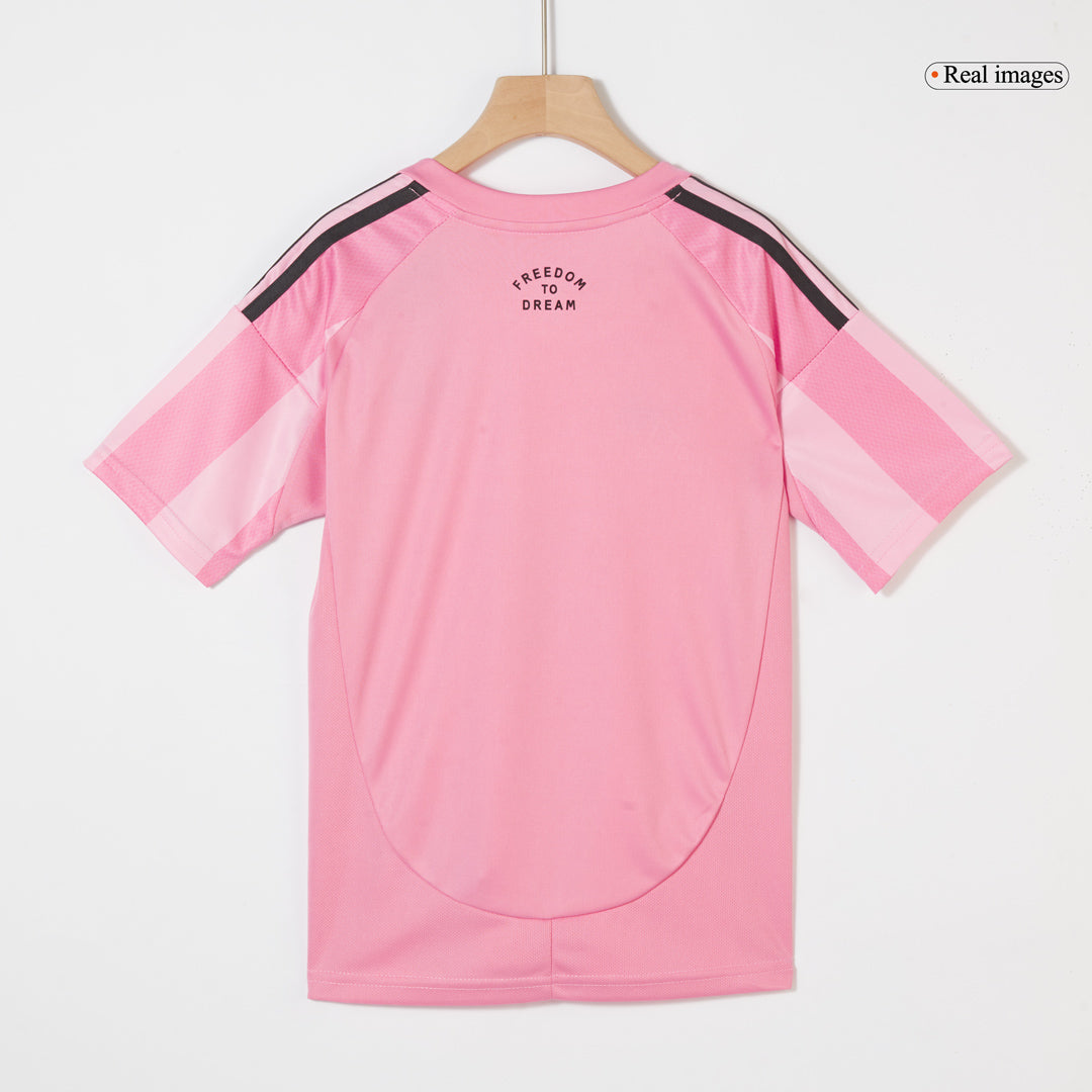 Inter Miami CF Heim-Fußballtrikot-Set 2025 für Kinder (Trikot + Shorts)