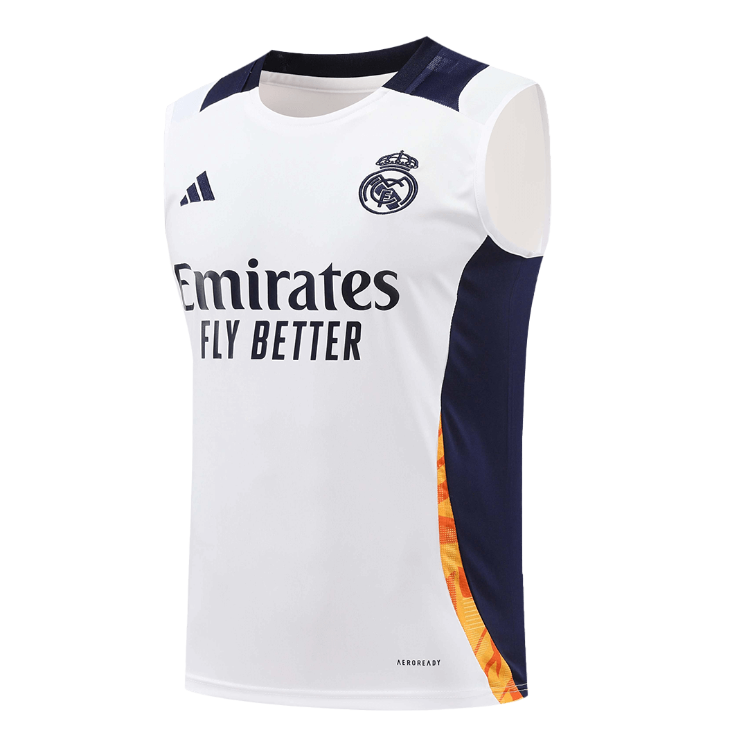 Real Madrid Pre-Match Sleeveless Soccer Jersey 2024/25