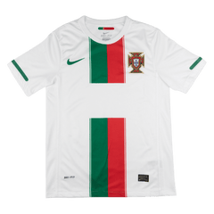 Retro 2010 Portugal Away Soccer Jersey White