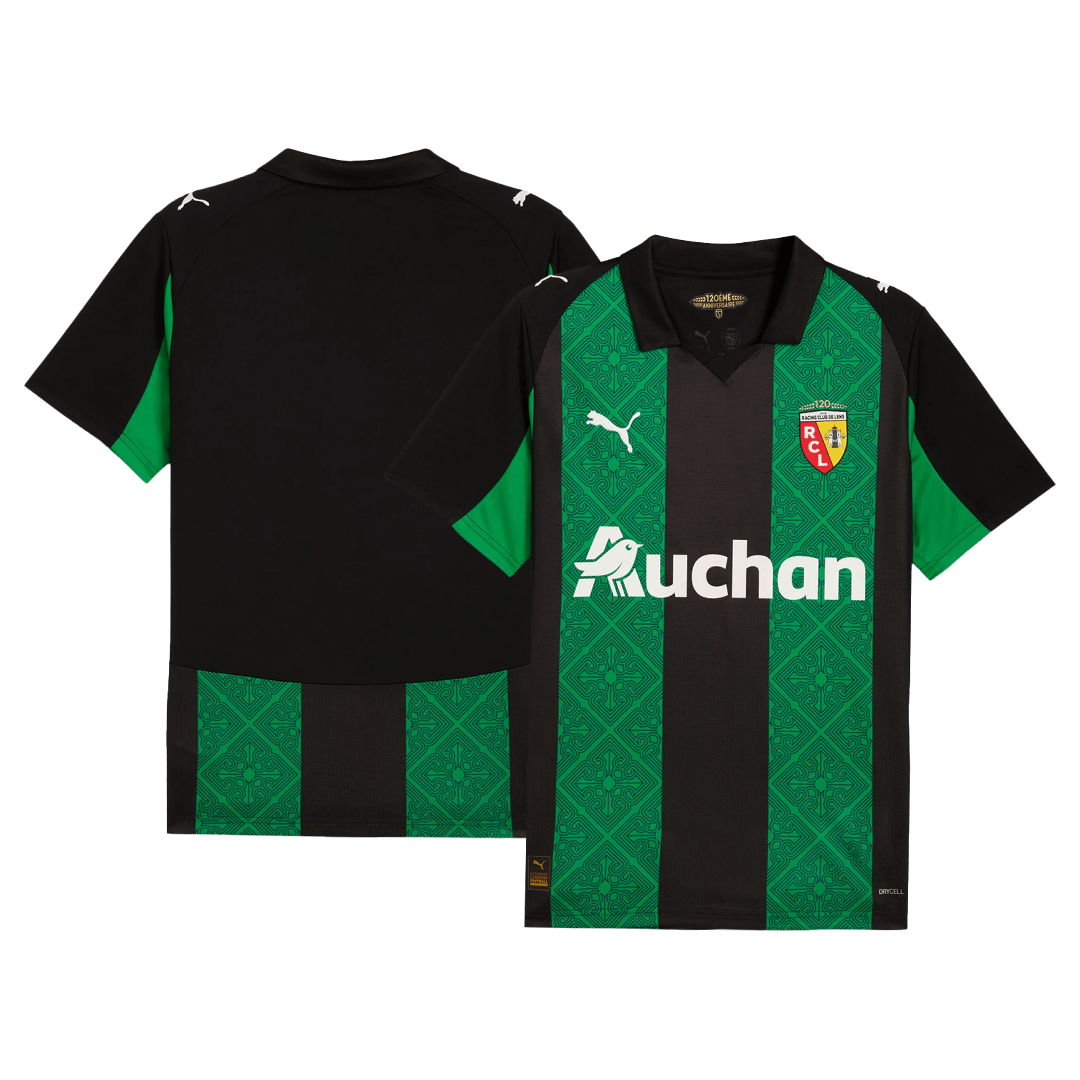RC Lens Away Soccer Jersey 25/26 Green&Black