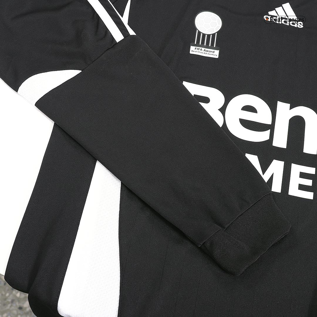 Maillot extérieur rétro Real Madrid 2006/07 - Manches longues 