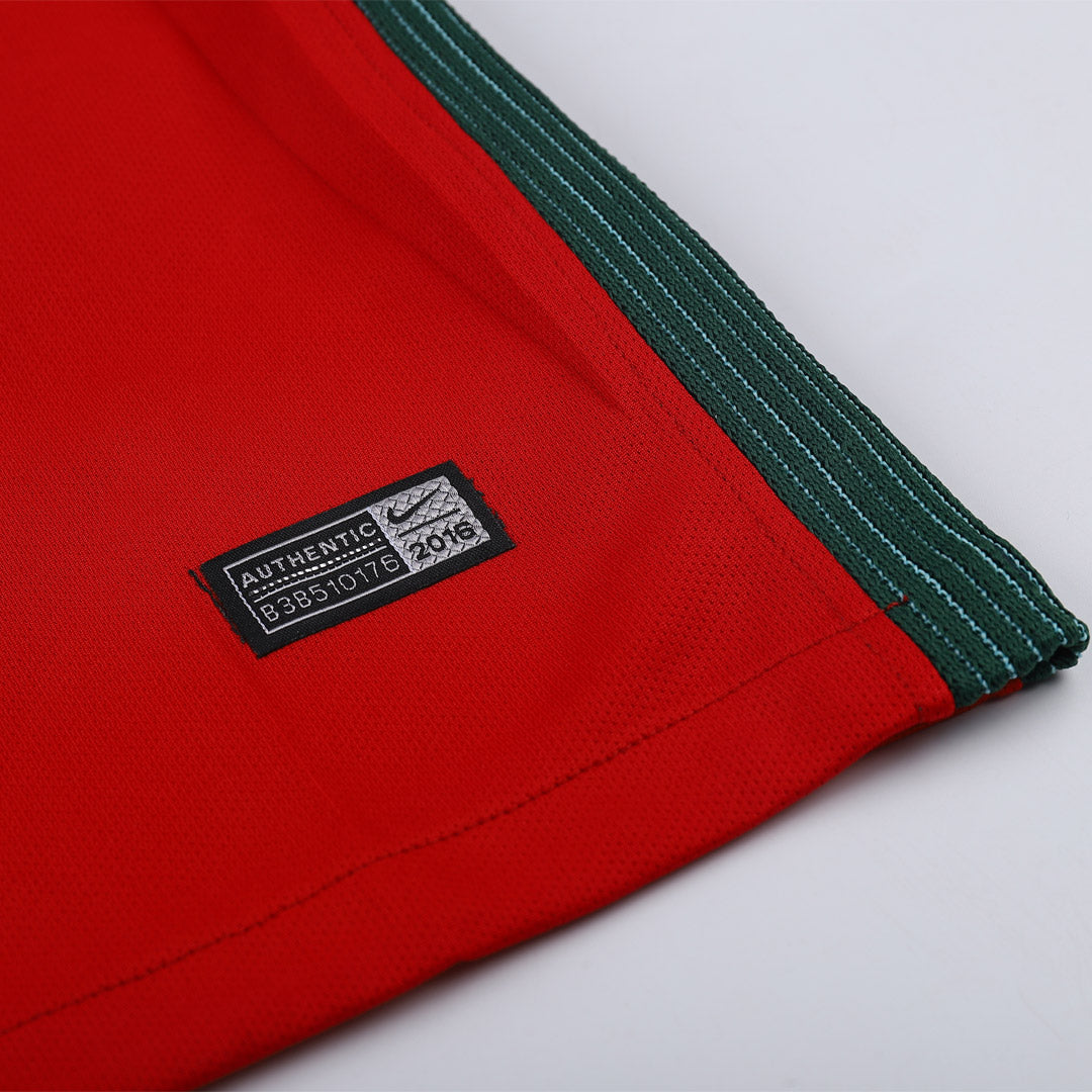 Portugal Home Soccer Jersey Retro 2016