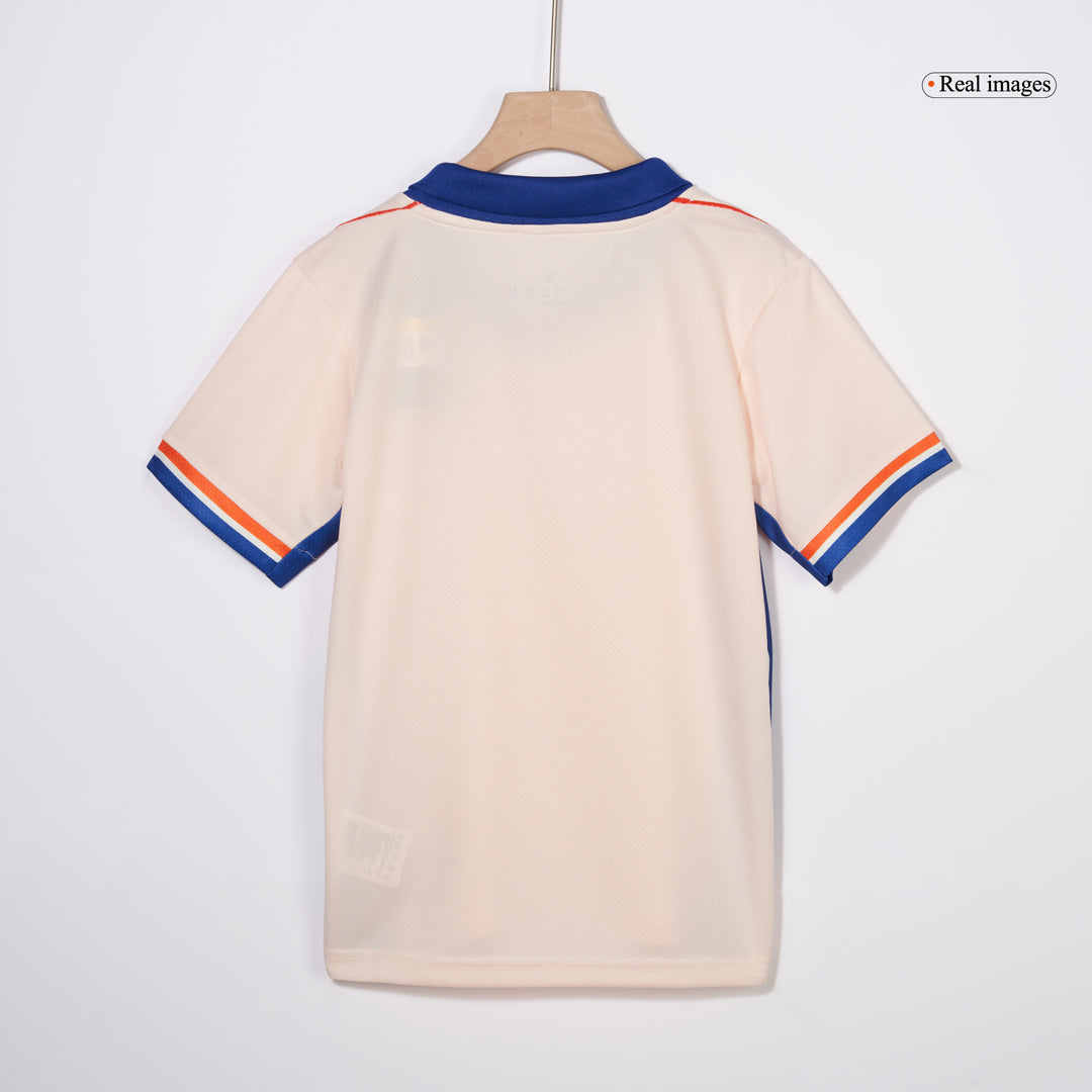 Maillot de football extérieur Chelsea 2024/25 pour enfant (maillot + short)