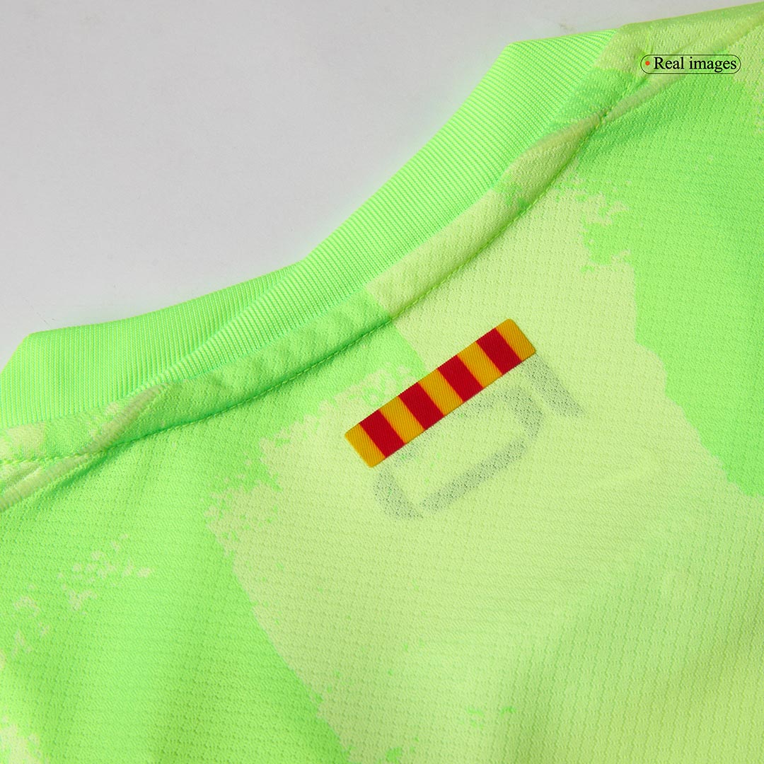 Barcelona Third Away Soccer Jersey Kit 2024/25 (Jersey+Shorts+Socks) - (Spotify Logo Without Text)