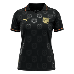 Women's Portugal Special Edition Soccer Jersey World Cup 2026 Black