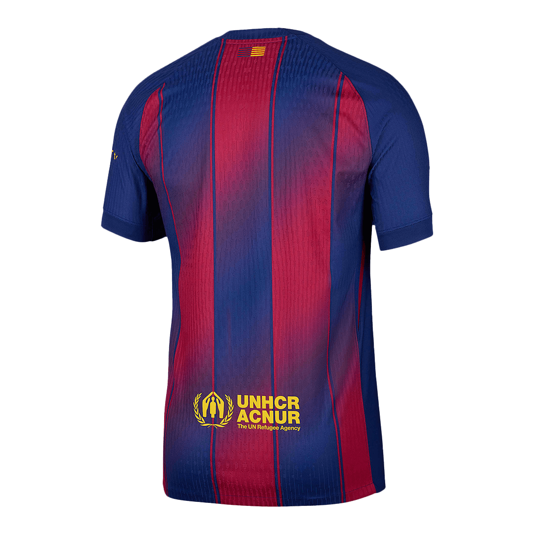 Authentic Barcelona X Ed Sheeran Home Soccer Jersey 25/26 Red&Blue