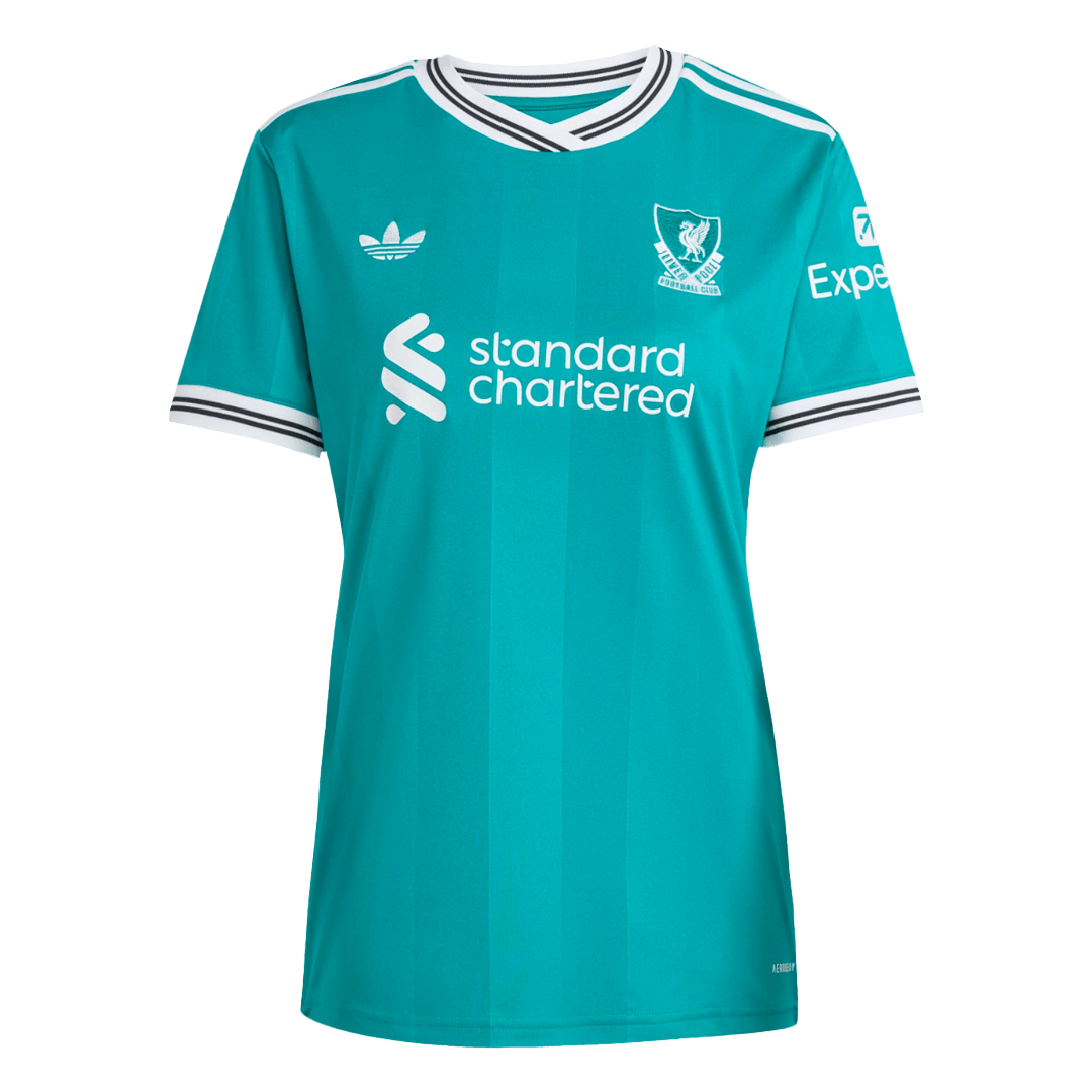 Women's Liverpool Third Away Soccer Jersey 25/26 Green