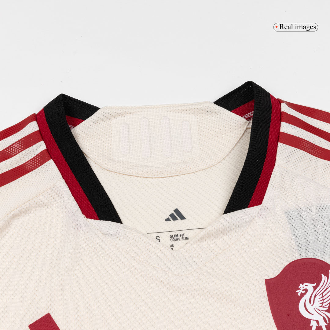 SZOBOSZLAI #8 Authentic Liverpool Away Soccer Jersey 25/26 White