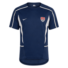 Men Retro Fan Version USA Away Soccer Jersey World Cup 2002 Navy