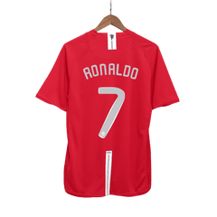 Maillot rétro domicile Manchester United Ronaldo #7 2007/08 - Finale UCL