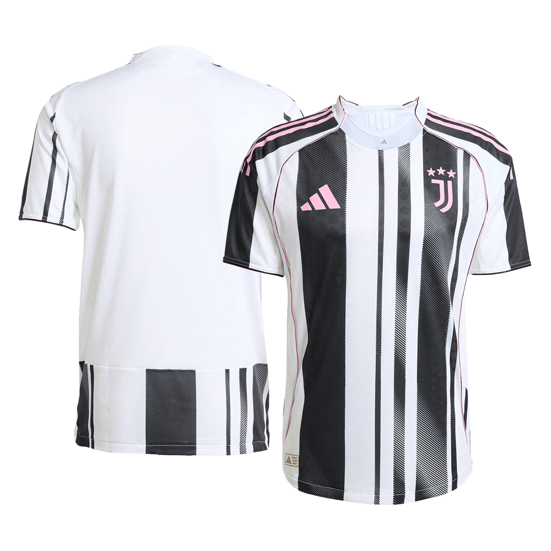 Authentic Juventus Home Soccer Jersey 2025/26 Black&White
