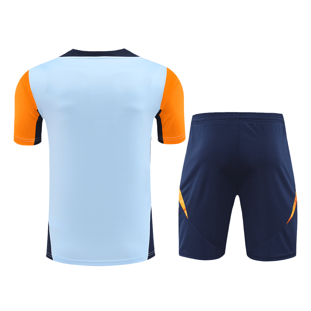 Maillot d'entraînement d'avant-match du Real Madrid 2024/25 (maillot + short)