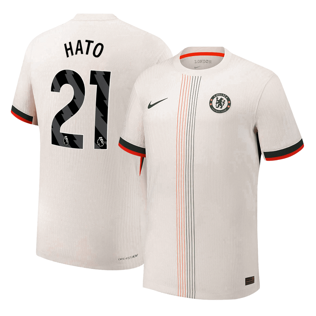 HATO #21 Authentic Chelsea Away Soccer Jersey 2025/26 White