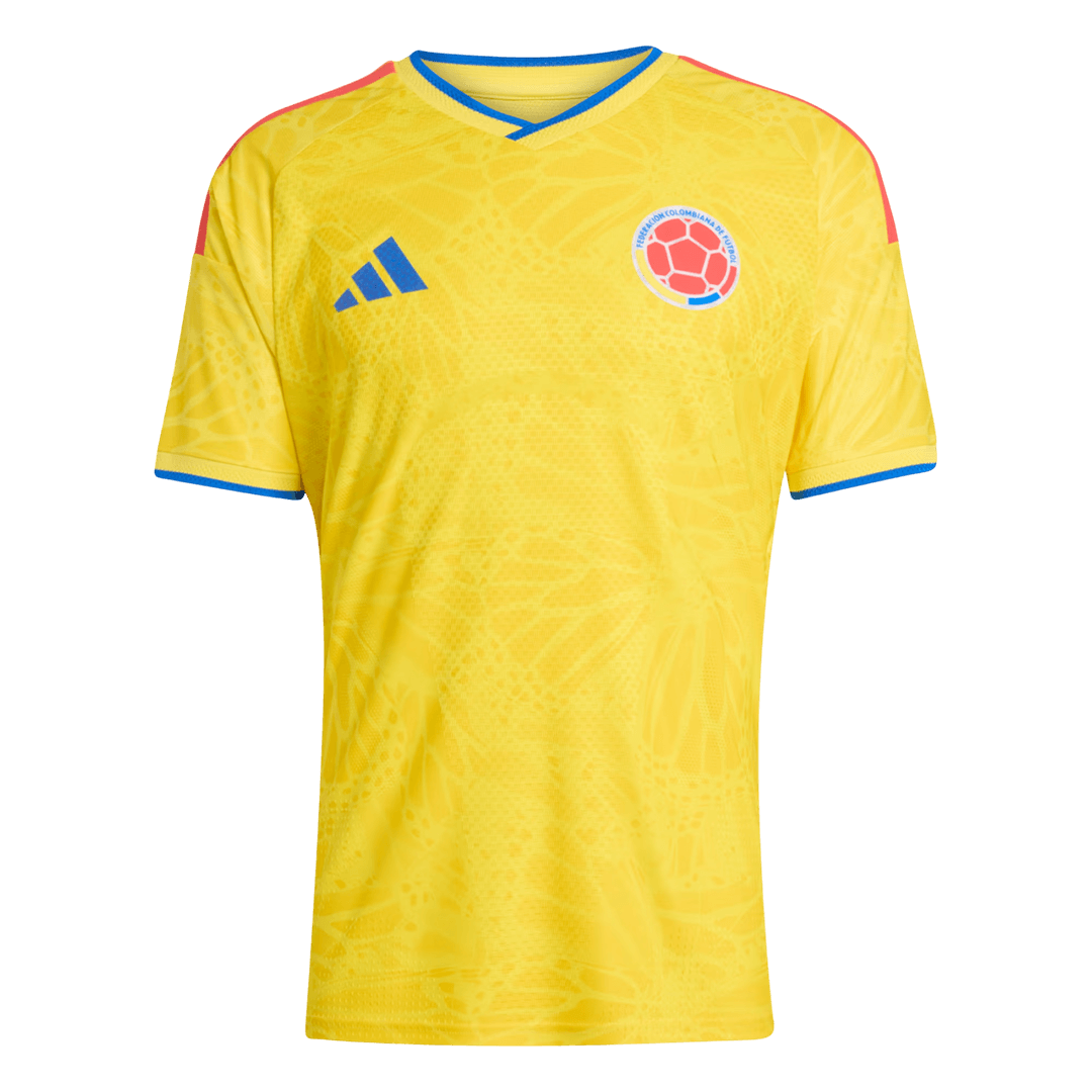 Player Version Colombia Home Soccer Jersey World Cup 2026 Yellow