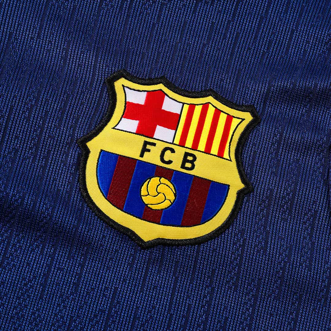 Barcelona Zipper Sweatshirt Kit(Top+Pants) 25/26 Navy