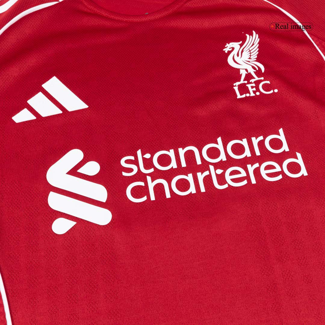 GAKPO #18 Authentic Liverpool Home Soccer Jersey 25/26 Red