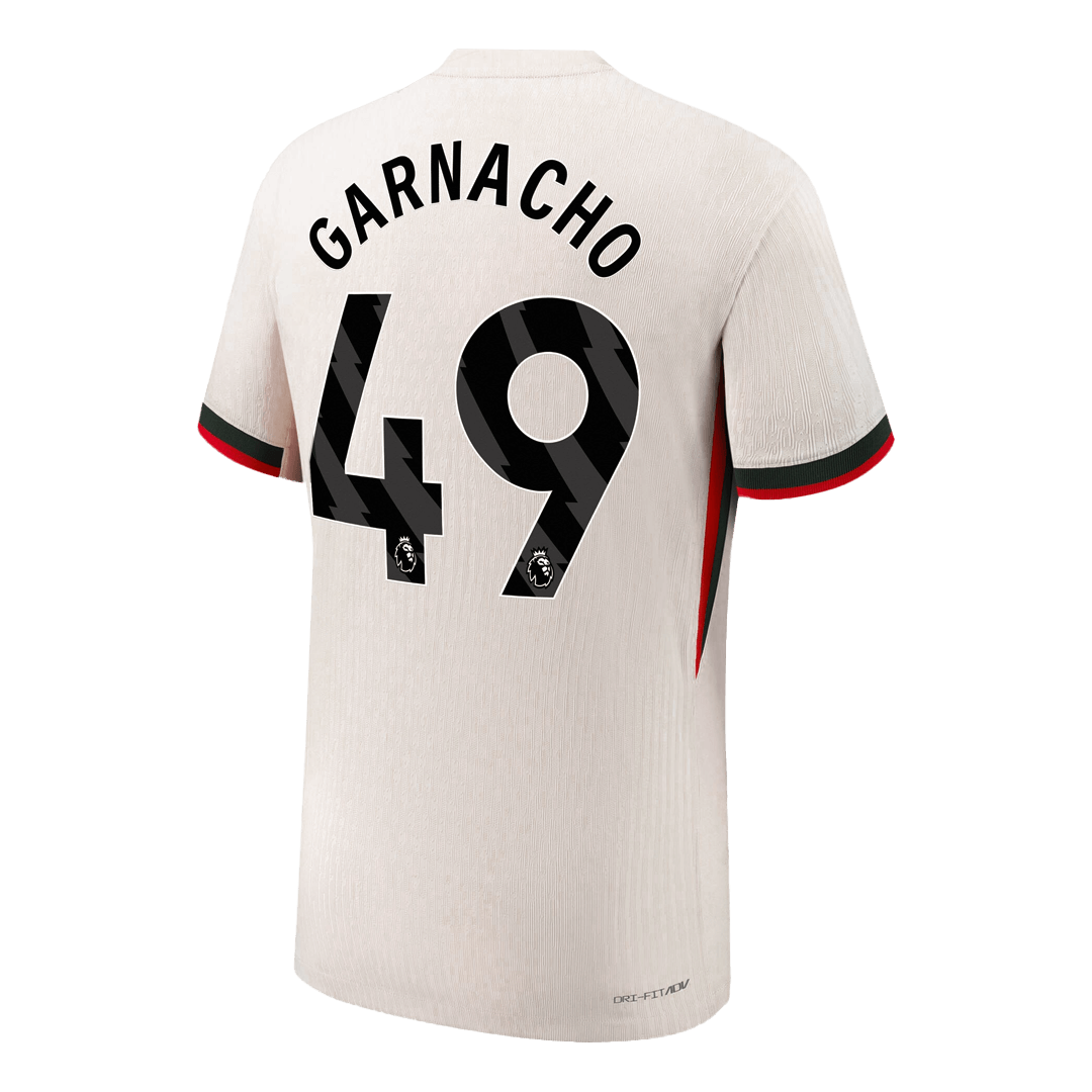 GARNACHO #49 Authentic Chelsea Away Soccer Jersey 2025/26 White