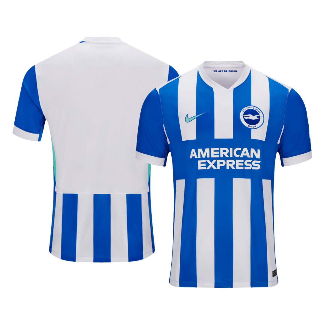 Brighton & Hove Albion Home Soccer Jersey 25/26 White&Blue