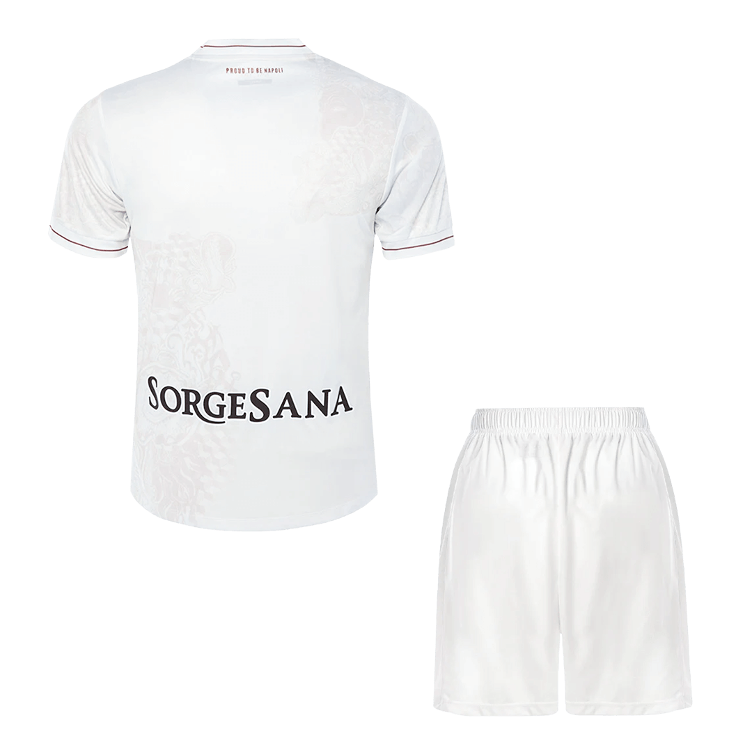 Napoli Away Soccer Jersey Kit(Jersey+Shorts) 2025/26 Sand