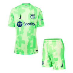 Barcelona Third Away Soccer Jersey Kit 2024/25 (Jersey+Shorts)